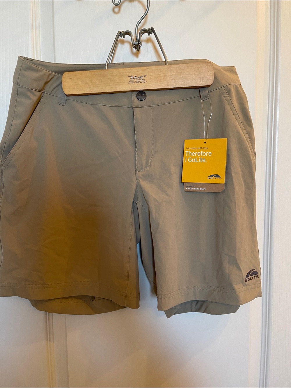 GoLite Women's Tan Athletic Hiking Shorts